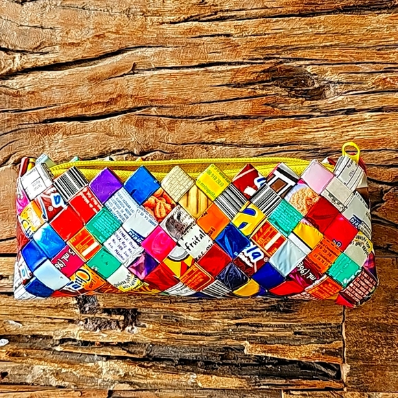 Ecoist Handbags - CLUTCH CANDY WRAPPER PURSE ECOIST UNIQUE HANDMADE